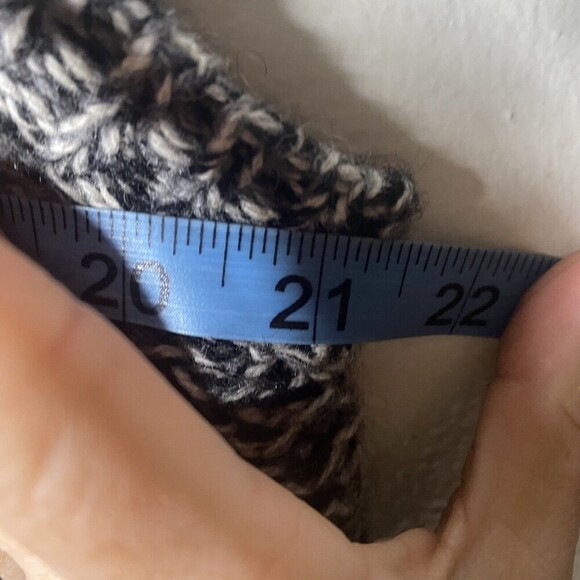 EILEEN FISHER Women Black Gray White YAK WOOL Full Zip Knit Sweater Vest Small - Picture 5 of 6